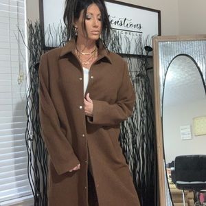 Oversized boyfriend coat